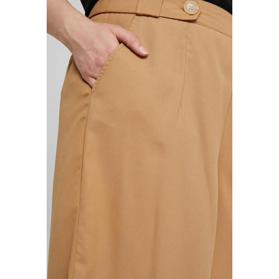 Дамски макси панталон с дължина 7/8 и италиански джобове